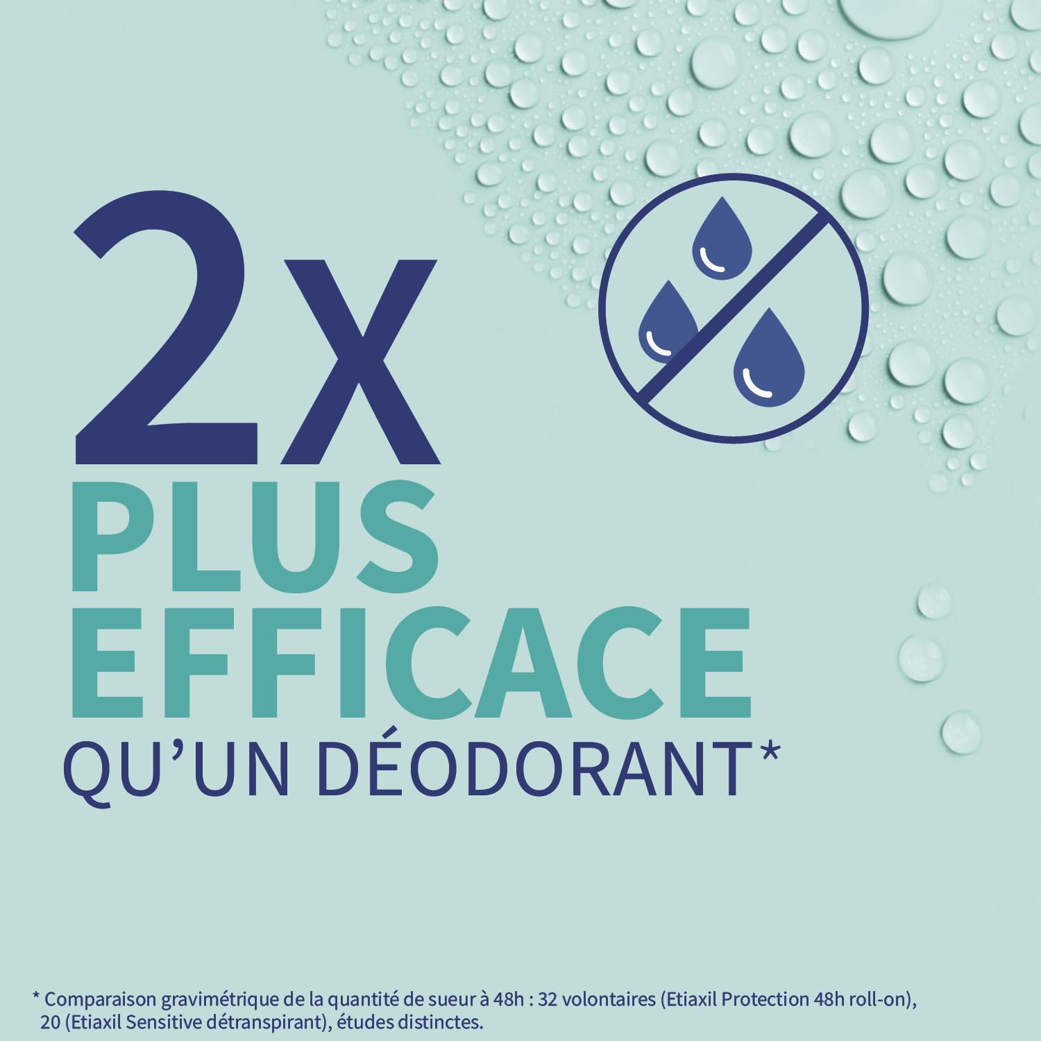 Etiaxil application roll-on, soin léger pour peau sensible.