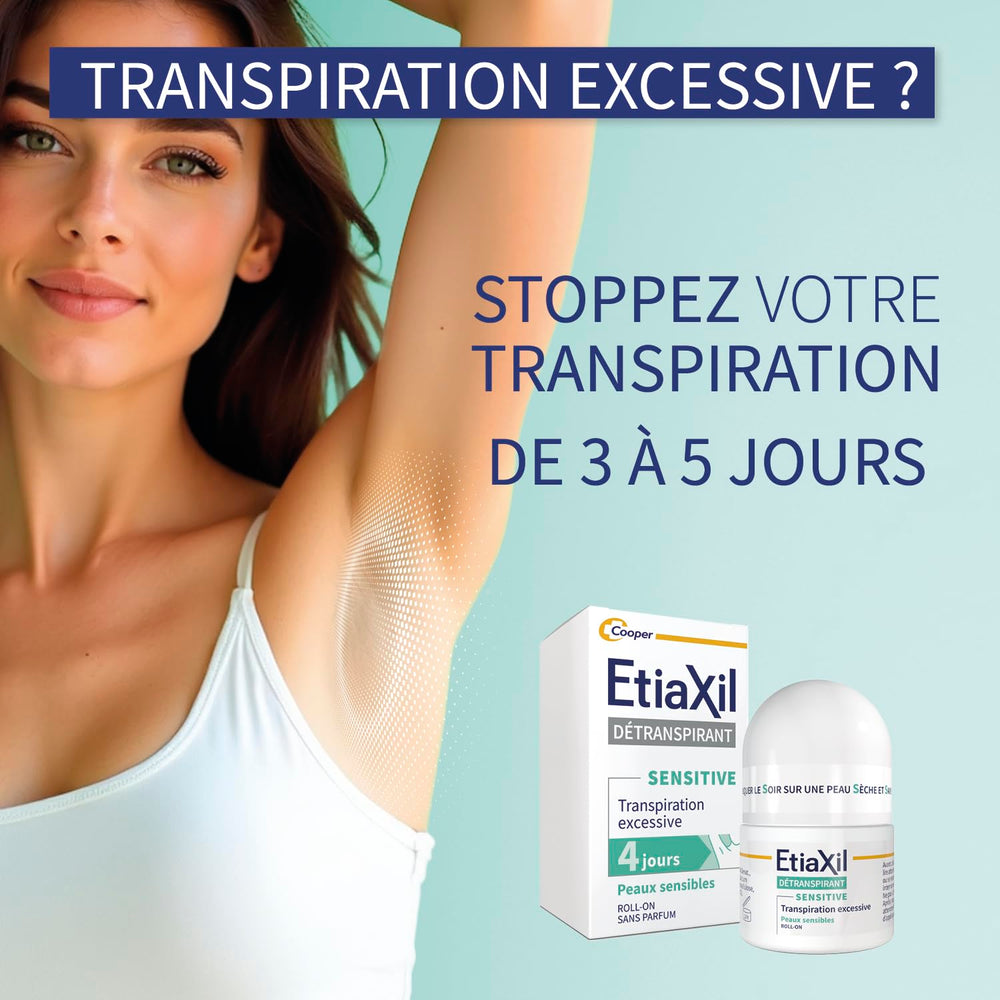 Etiaxil protection 3 à 5 jours, réduction de l'inconfort.