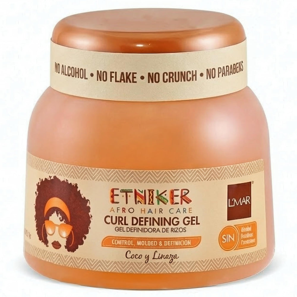ETNIKER AFRO HAIR CARE: gel définition boucles en bouteille pour une tenue naturelle