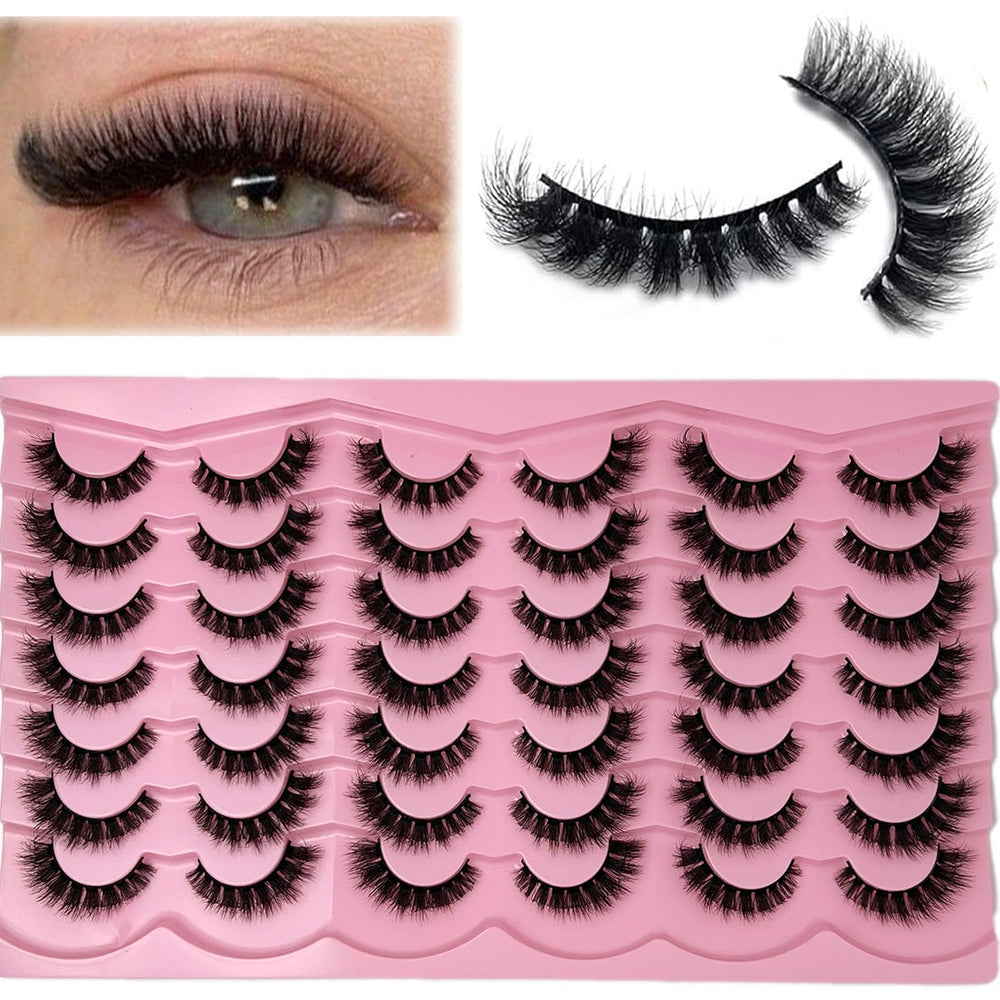 Etokdos cils effet 3D fluffy: volume subtil pour un regard expressif.