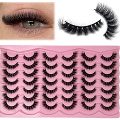 Etokdos cils effet 3D fluffy: volume subtil pour un regard expressif.