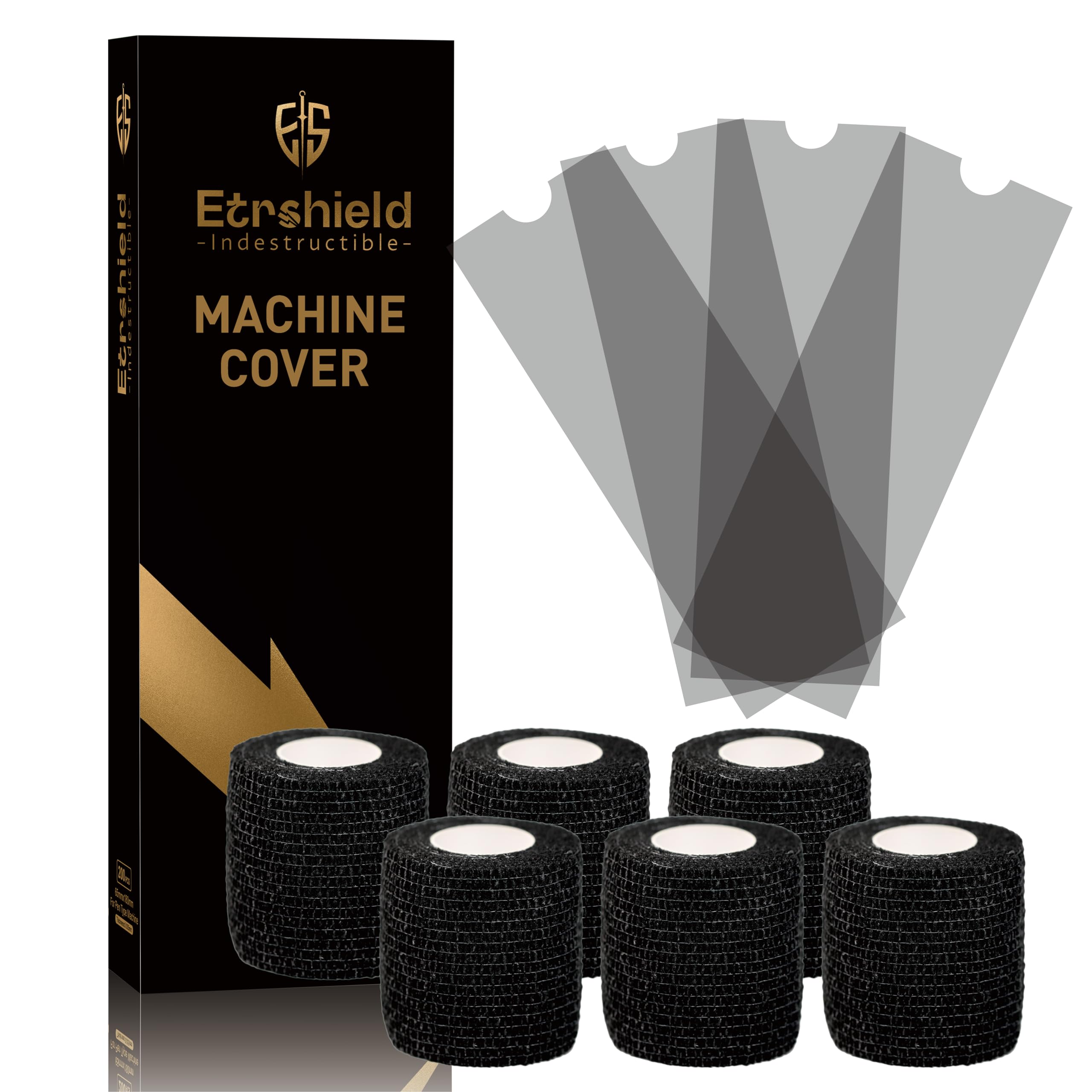 ES ETRSHIELD: couvercles pour stylo tatouage assurant propreté et stabilité pendant les sessions.