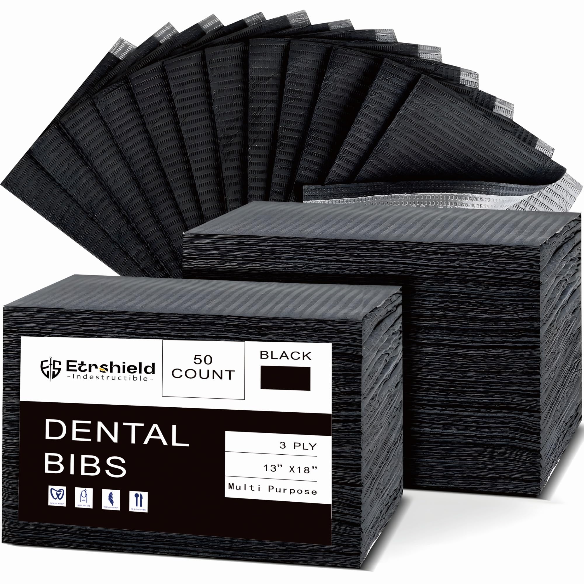 ETRSHIELD couverture-table tatouage 3 couches, protection fiable pour les séances.
