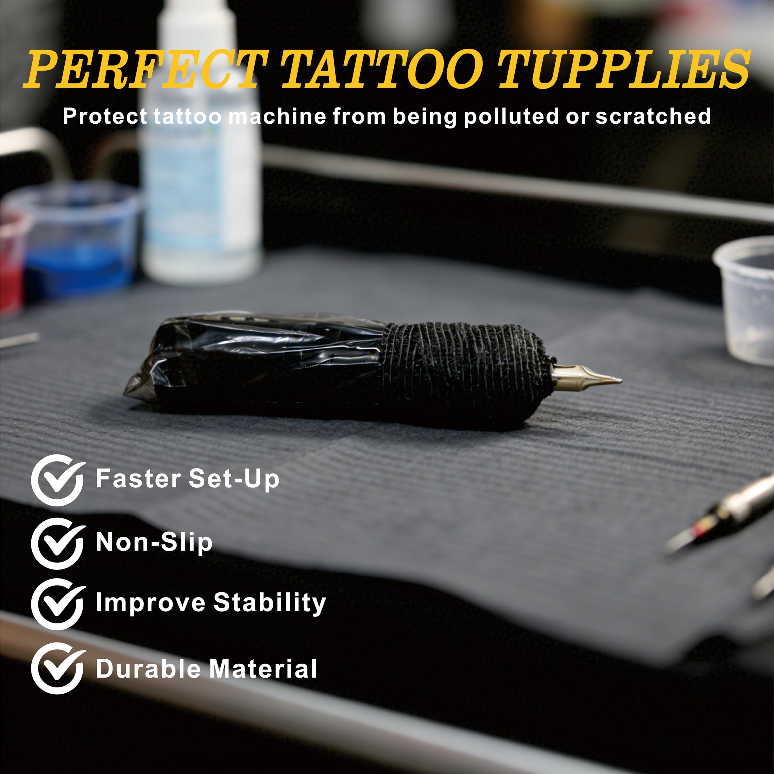 ETRSHIELD: étui noir pour stylo tatouage, rangement pratique.