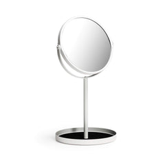 Miroir Ettori à double face avec grossissement 1x et 5x pour un maquillage précis