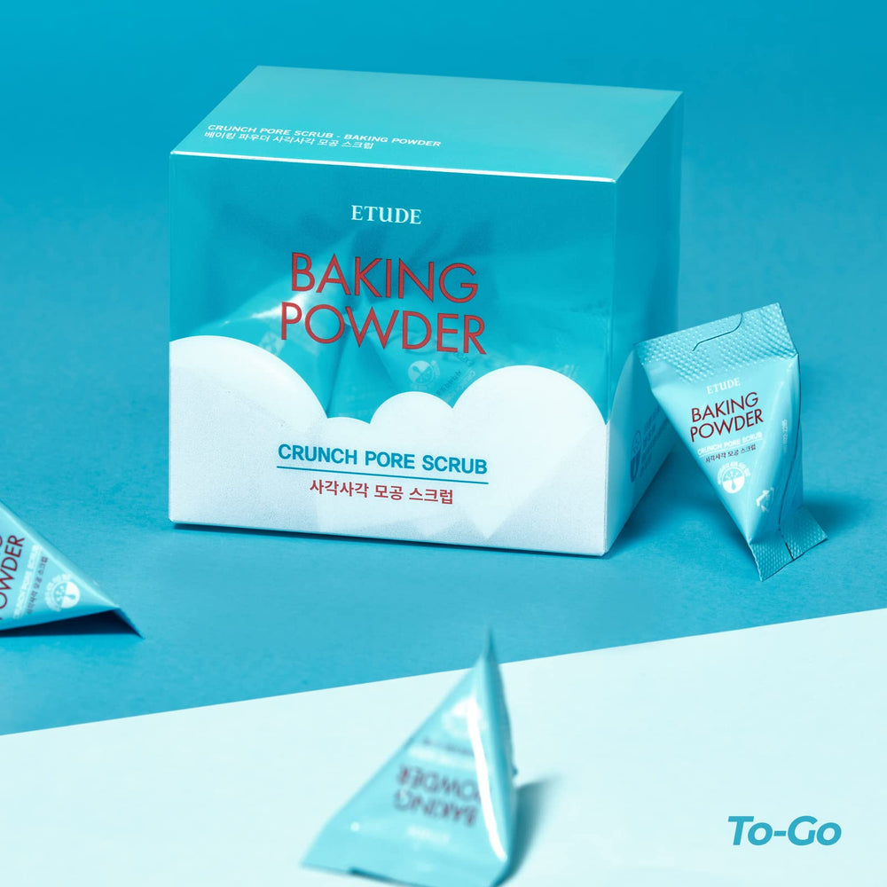 ETUDE Baking Powder Crunch Pore Scrub promotes clean pores and refreshed complexion.