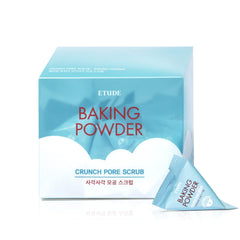 ETUDE Baking Powder Crunch Pore Scrub tube offers compact cleansing for daily pore care.