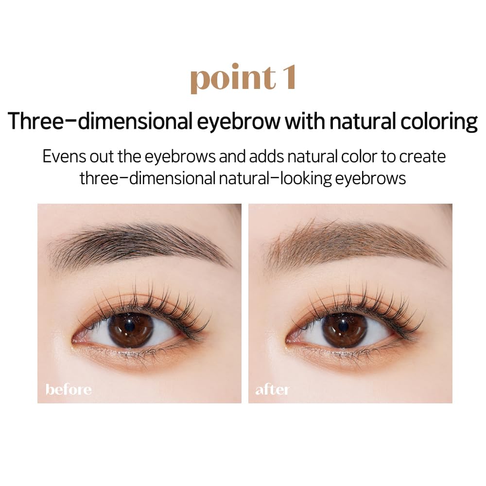 ETUDE Color My Brows – tenue longue durée pour toute la journée.