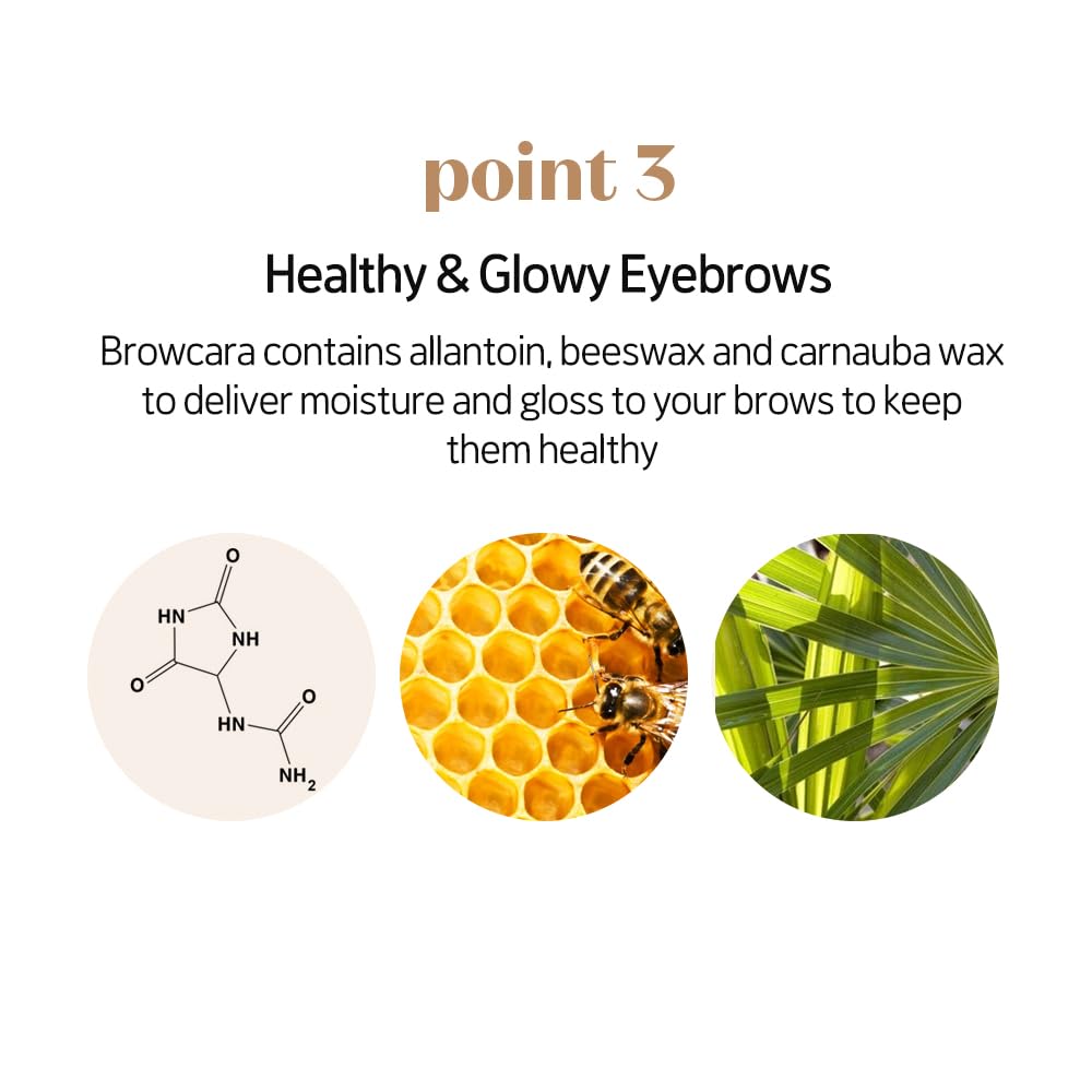 Texture gel doré donnant un fini léger et brillant des sourcils