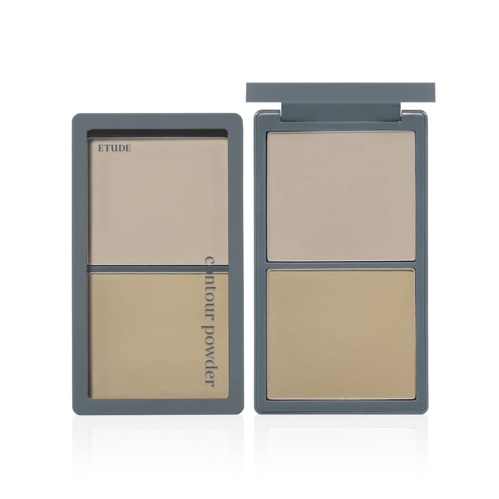ETUDE Contour Powder dual-color compact for natural definition on cool undertones
