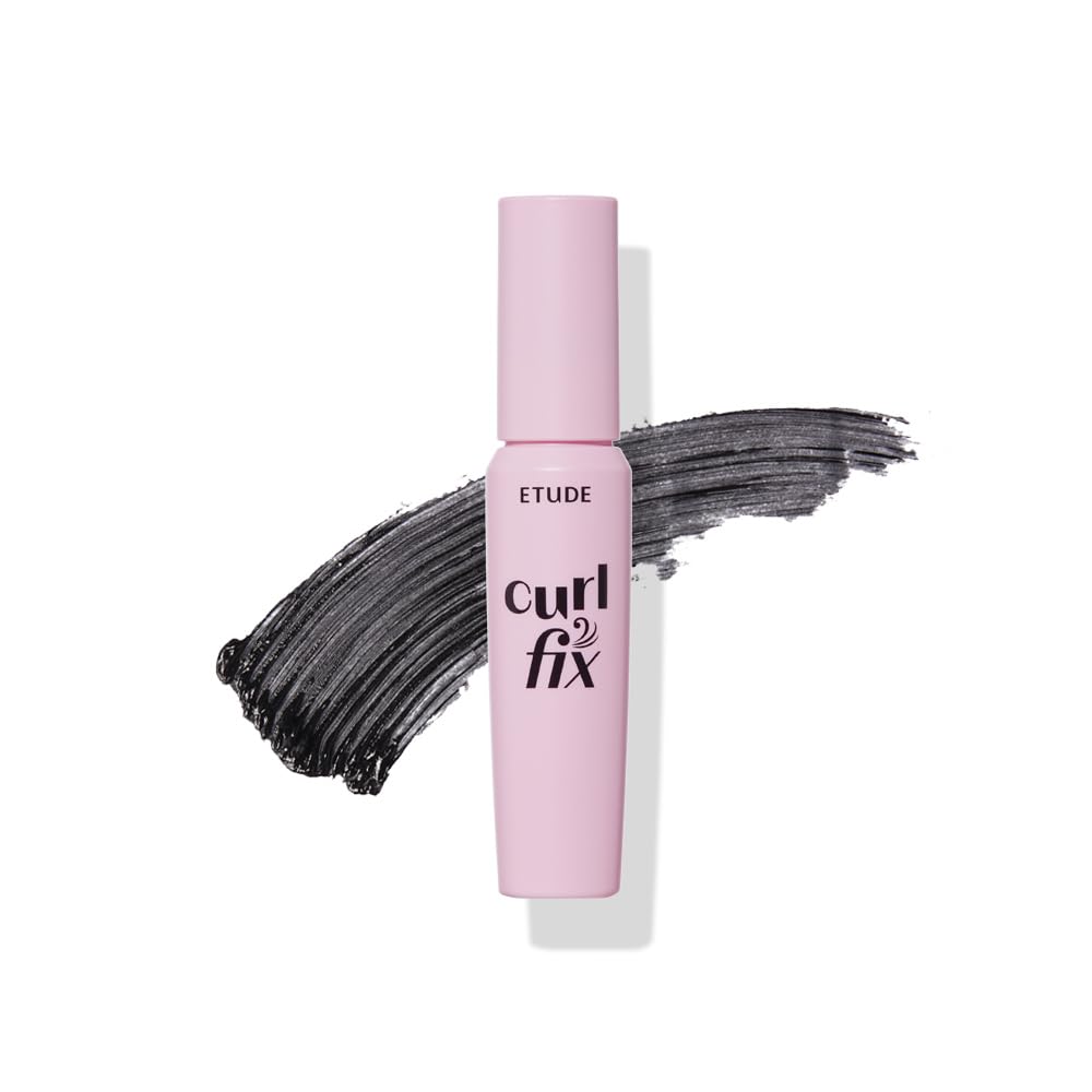 ETUDE Curl Fix Mascara Mini — brosse carrée pour une courbure précise.