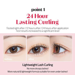 ETUDE Curl Fix Mascara Mini — volume dense sans lourdeur.