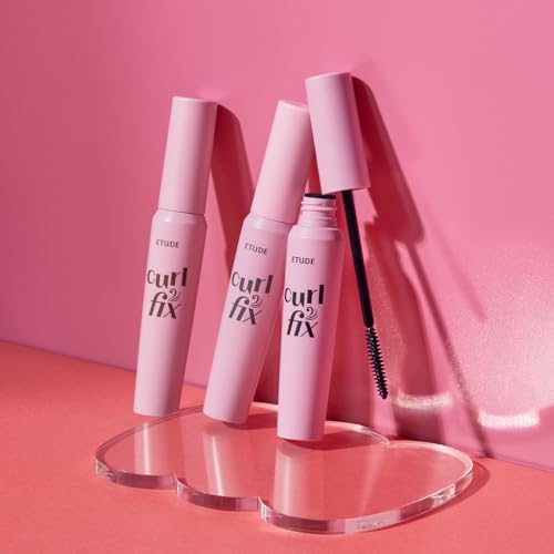 ETUDE Curl Fix Mascara – tenue 24h résistant à l'eau pour une allure durable.
