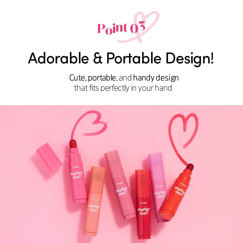 ETUDE Dear Darling Marker Tint 9 Fig Beige – hydratation légère qui prend soin des lèvres.
