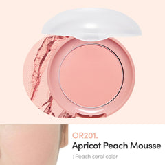 ETUDE échantillon teinte abricot-peche rendu lumineux naturel