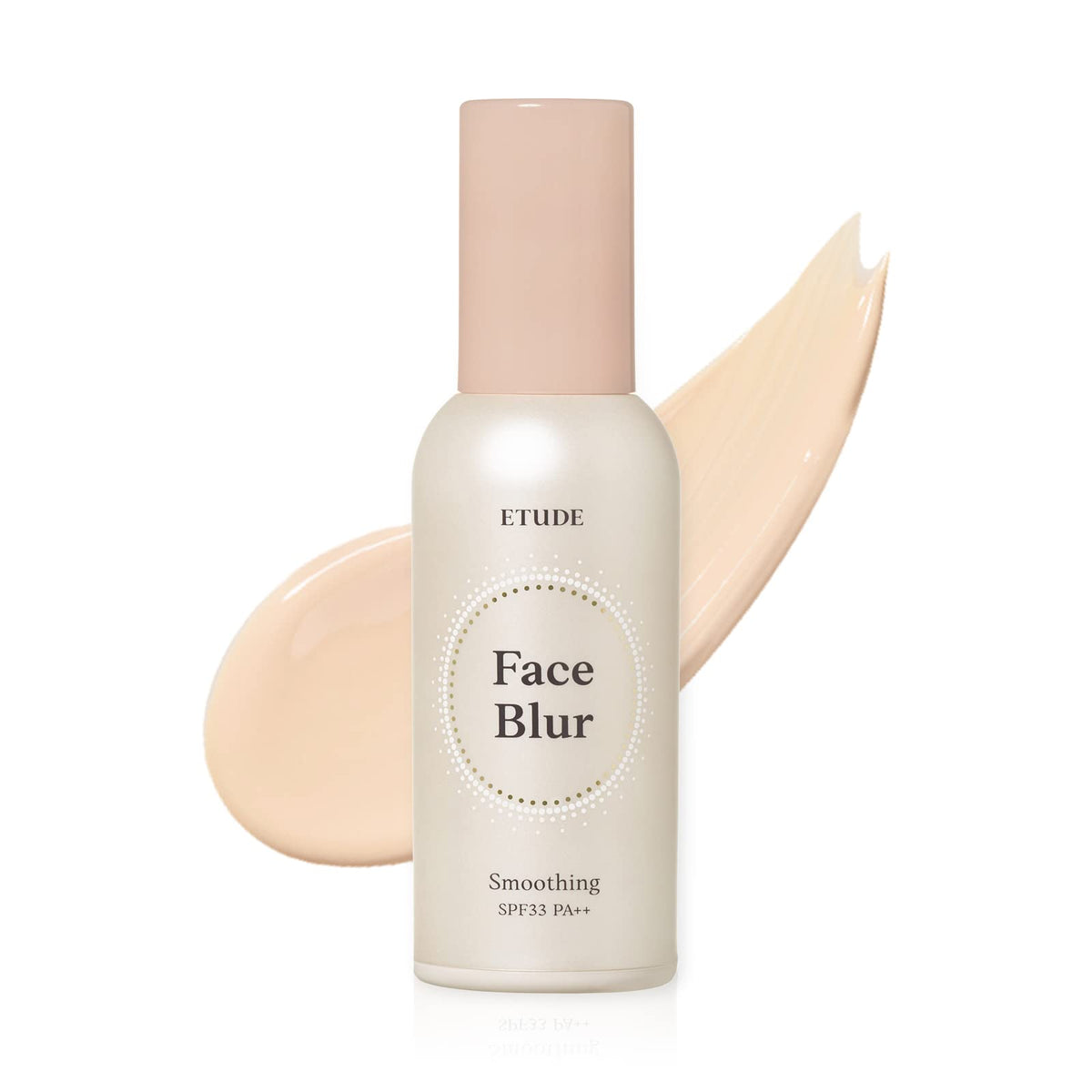 ETUDE Face Blur : flacon corail pour un teint unifié et naturel.