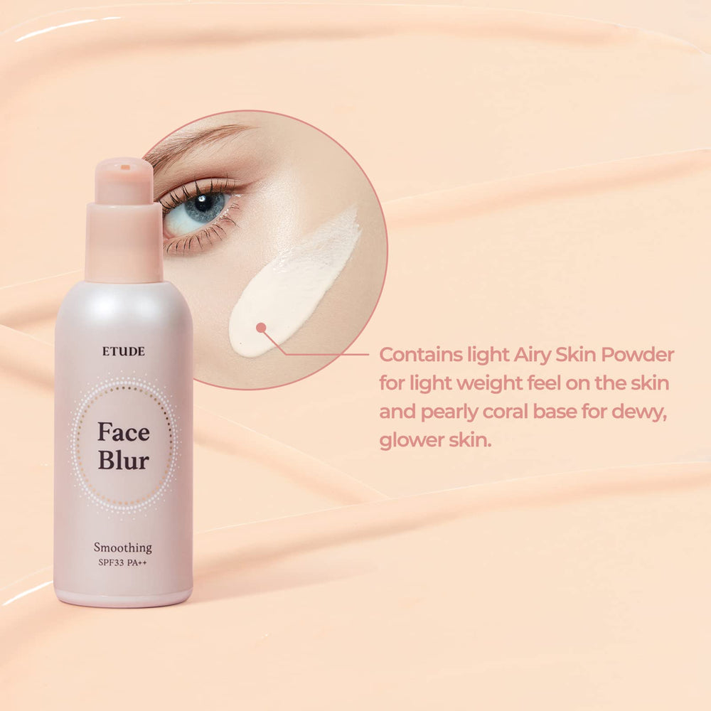 Protection SPF 33 PA++ pour une peau protégée en extérieur.