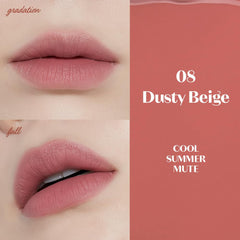 ETUDE Fixing Tint 08 Beige Poussiereux, finition mate légère.