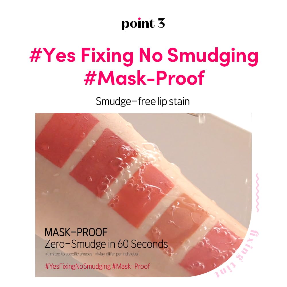 ETUDE Fixing Tint 08 Beige Poussiereux, séchage en 60 secondes sans bavure.