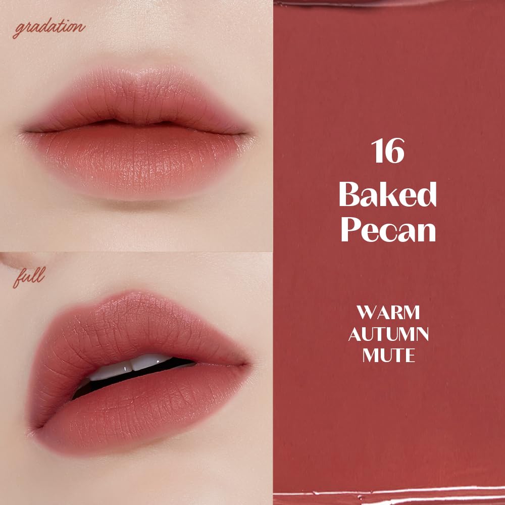 ETUDE Fixing Tint n°16 Noix de Pécan Cuite – étui design pour rangement pratique.