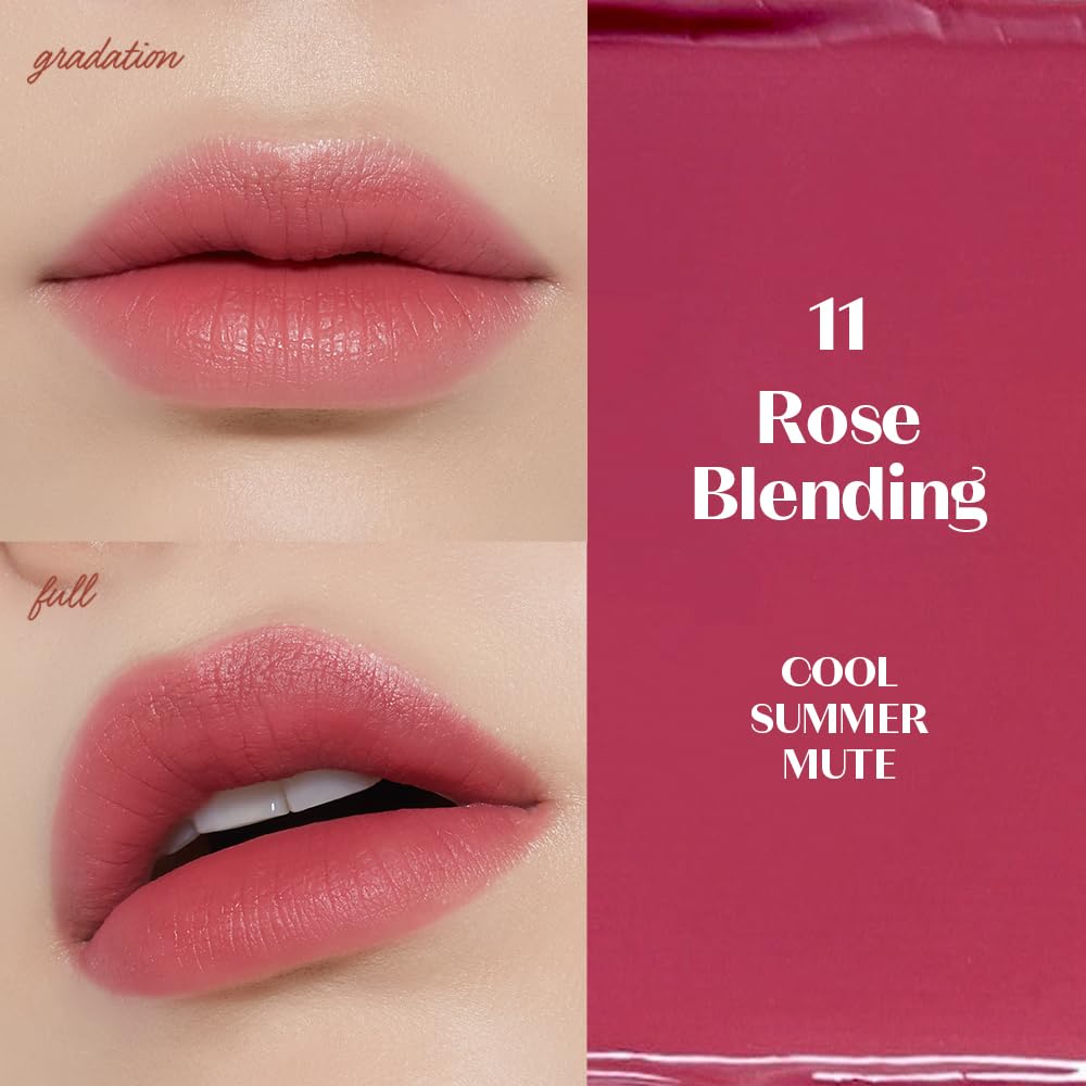 ETUDE Fixing Tint Rose Blending – applicateur précis pour une application fluide.