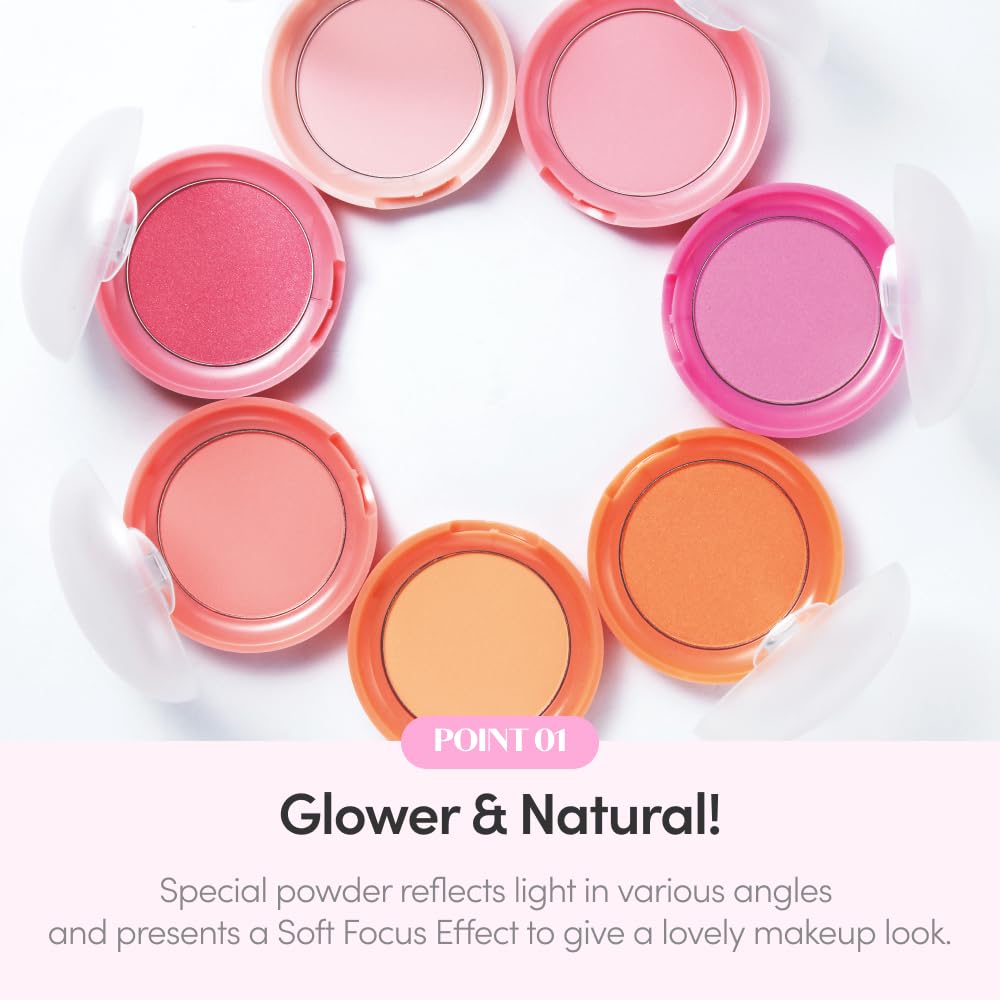 ETUDE Lovely Cookie Blusher, packaging compact, idéal pour sac à main.
