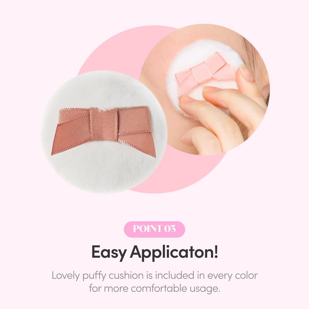ETUDE Lovely Cookie Blusher, texture légère, fond de teint naturel.