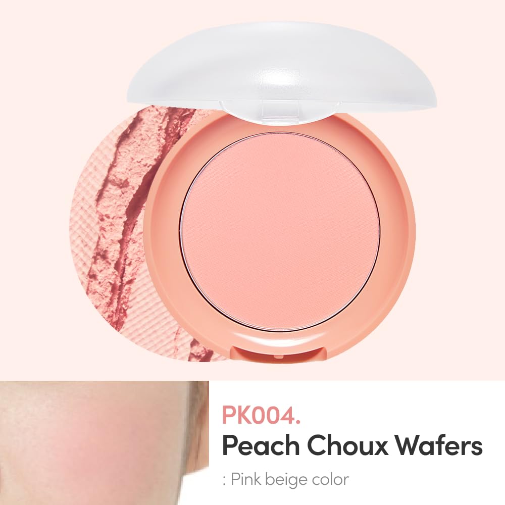 ETUDE Lovely Cookie Blusher Teinte Peche – couleur naturelle longue tenue
