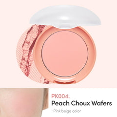 ETUDE Lovely Cookie Blusher Teinte Peche – couleur naturelle longue tenue