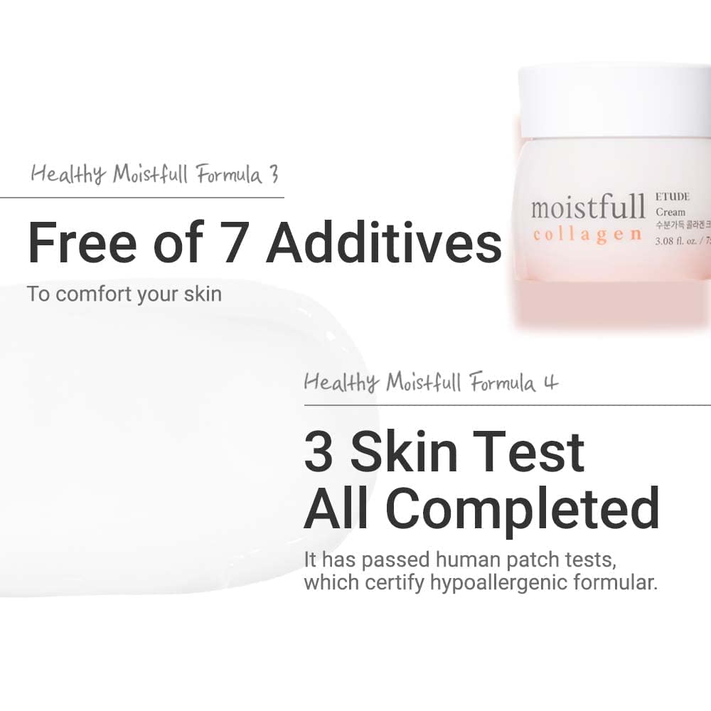 ETUDE Moistfull Collagen Crème – absorption rapide sans fini gras.