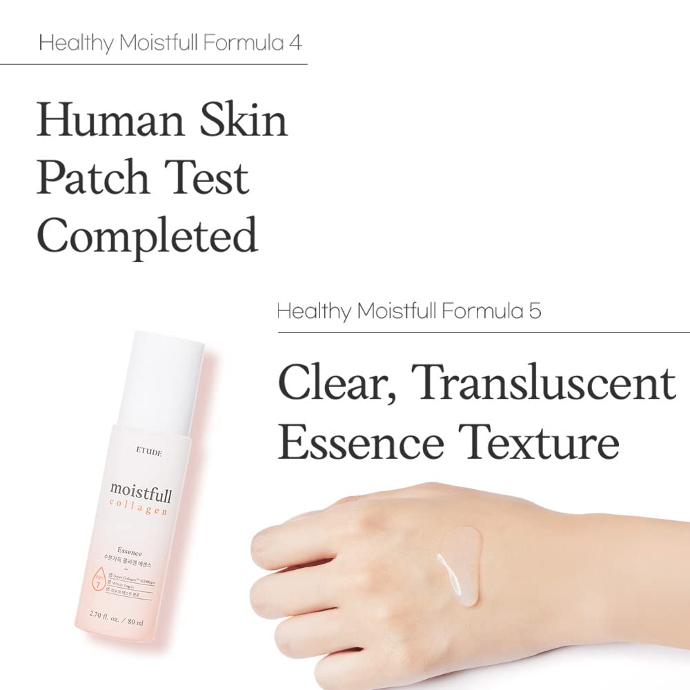 Rituel coréen simplifié avec l'ETUDE Moistfull Collagen Essence.