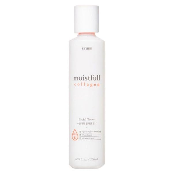 ETUDE Moistfull Collagen Toner, application visage facilitée pour une peau hydratée