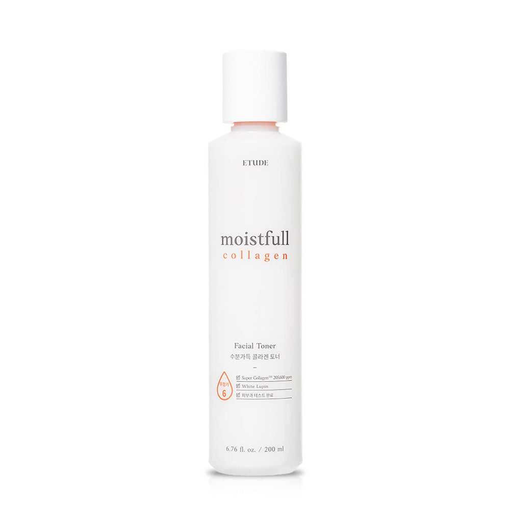 ETUDE Moistfull Collagen Toner, bouteille élégante offrant une hydratation instantanée du visage