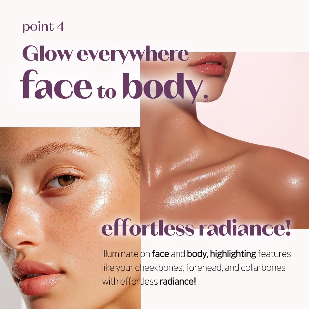 ETUDE Nymph Aura Volumer dewy skin look before makeup