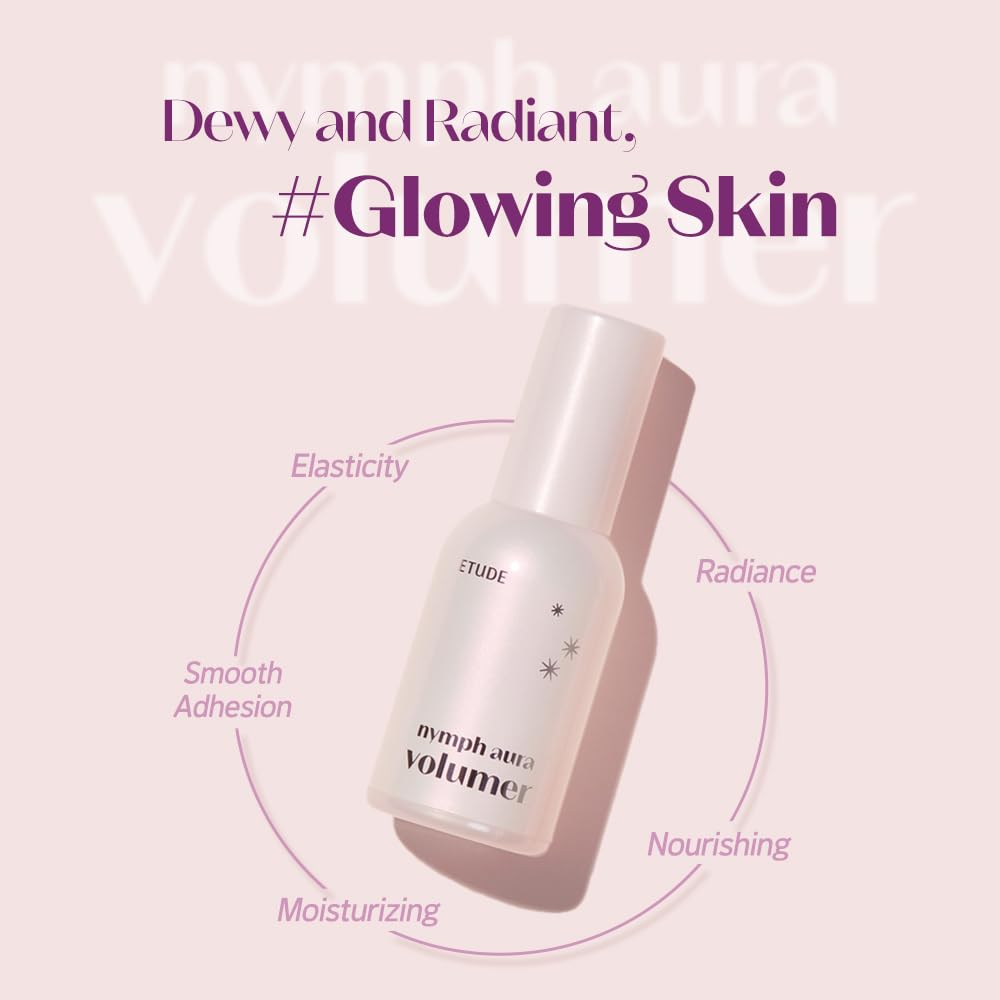 ETUDE Nymph Aura Volumer texture swipe for smooth priming