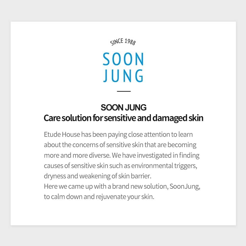 ETUDE SoonJung Hydro Barrier crème, texture-gel légère et absorption rapide.