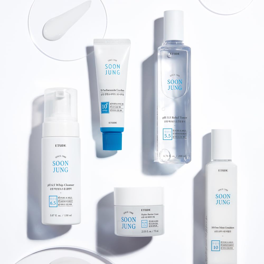ETUDE SoonJung Crème hydro-barrière : formule sans parfum ni huile minérale.