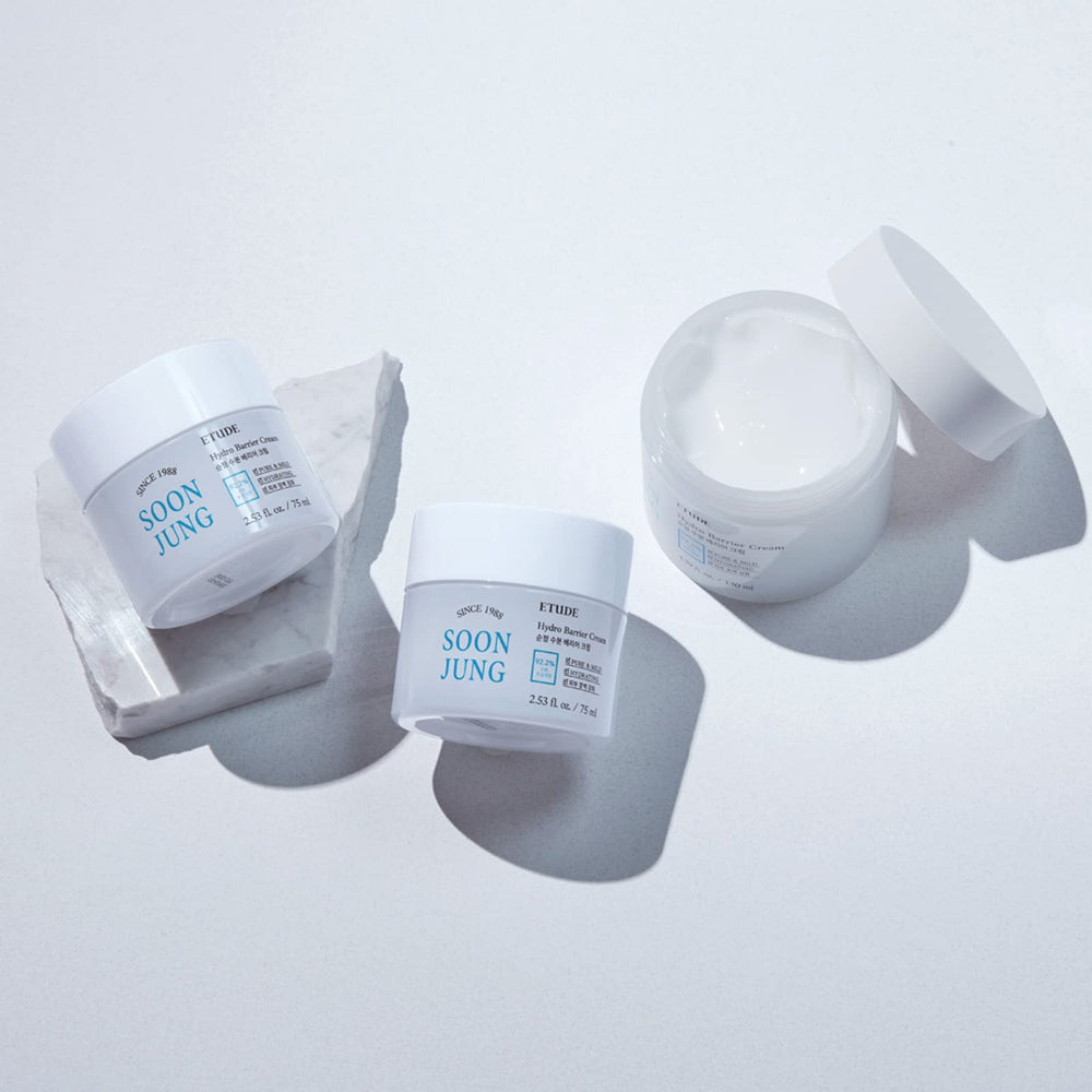 ETUDE SoonJung Crème hydro-barrière : pénétration rapide et sensation légère.