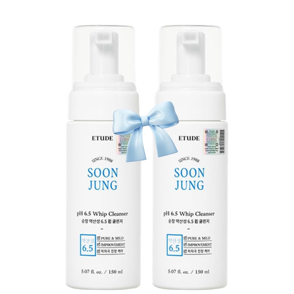 ETUDE SoonJung mousse nettoyante duo, texture légère pour un nettoyage doux et efficace.