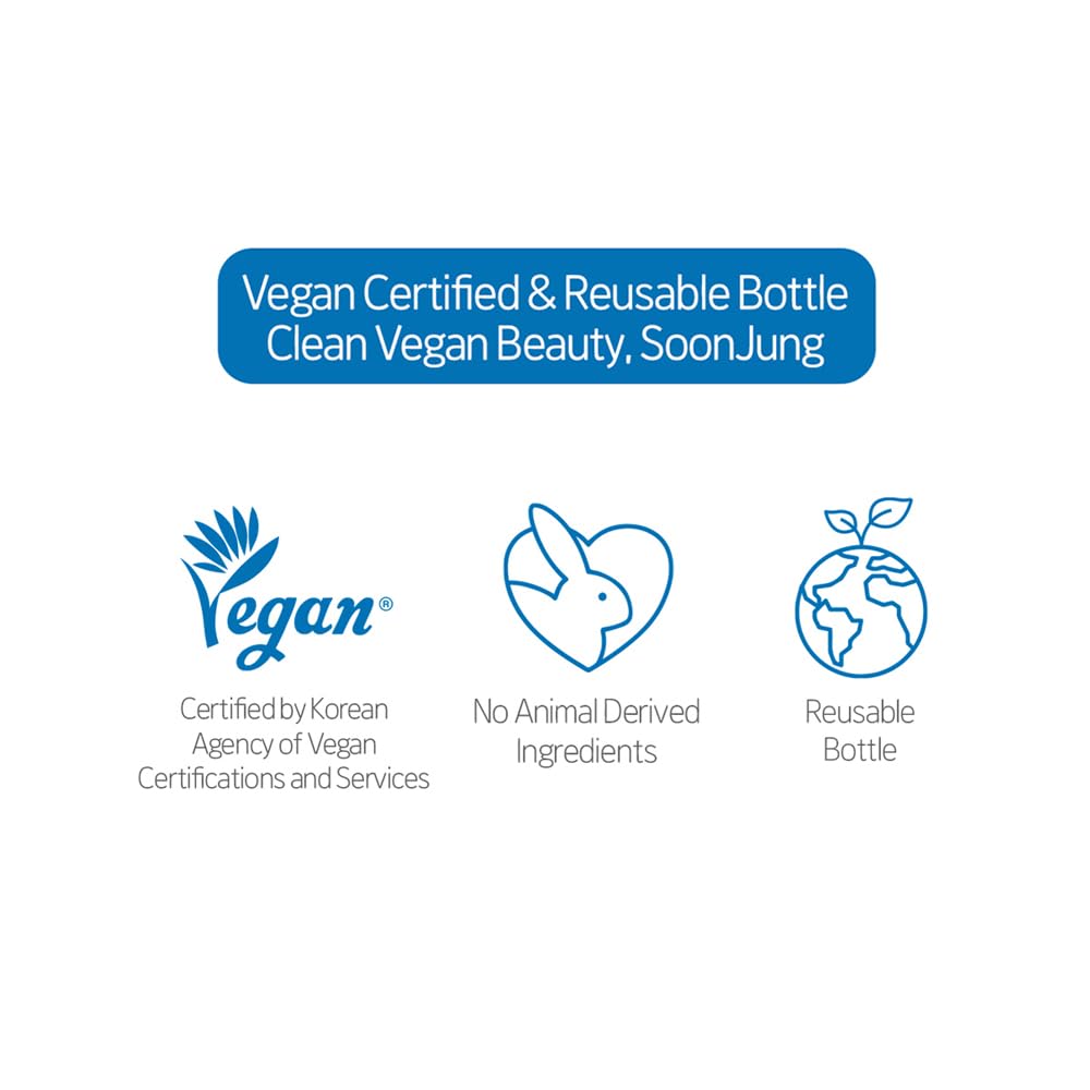 Etude SoonJung Toner: application visage pour routine hydratante