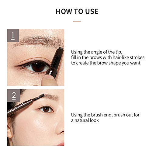 ETUDE Sourcils Pigmentation Legere Gris 5: tenue légère au fil de la journée.