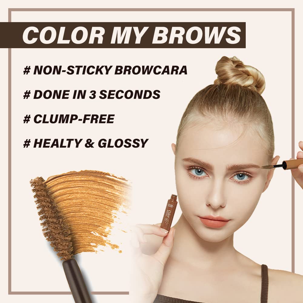 ETUDE Color My Brows applique le gel doux sans paquets pour un regard net.