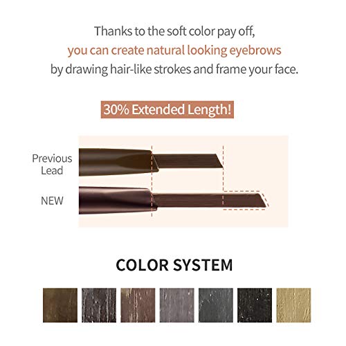 ETUDE Sourcils Pigment Naturel Gris 5: couleur légère et naturelle.