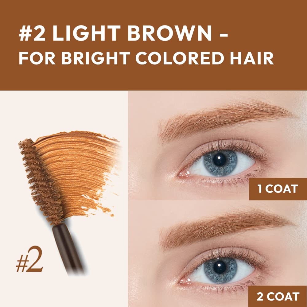 ETUDE Color My Brows offre une tenue longue durée pour un look durable.