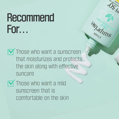 ETUDE Sunprise ingrédients naturels, hydratation profonde adaptée à tous types de peau.