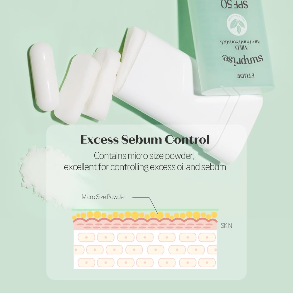 ETUDE Sunprise gentle, plant-based formula suitable for sensitive skin users