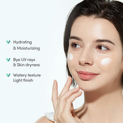 ETUDE Sunprise skin swatch on hand demonstrates a sheer, lightweight finish.