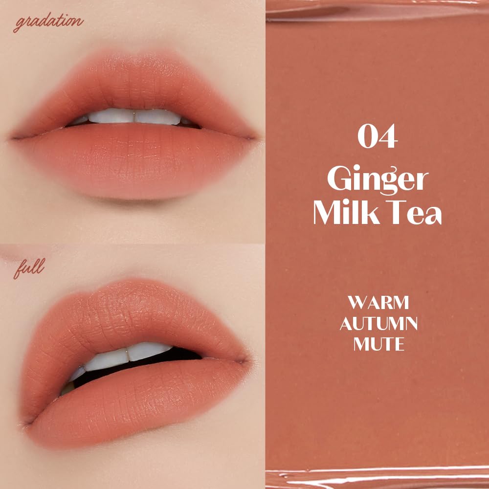 ETUDE Fixing Tint n°04 Gingembre-Lait-Thé — applicateur précis pour une couvrance homogène.