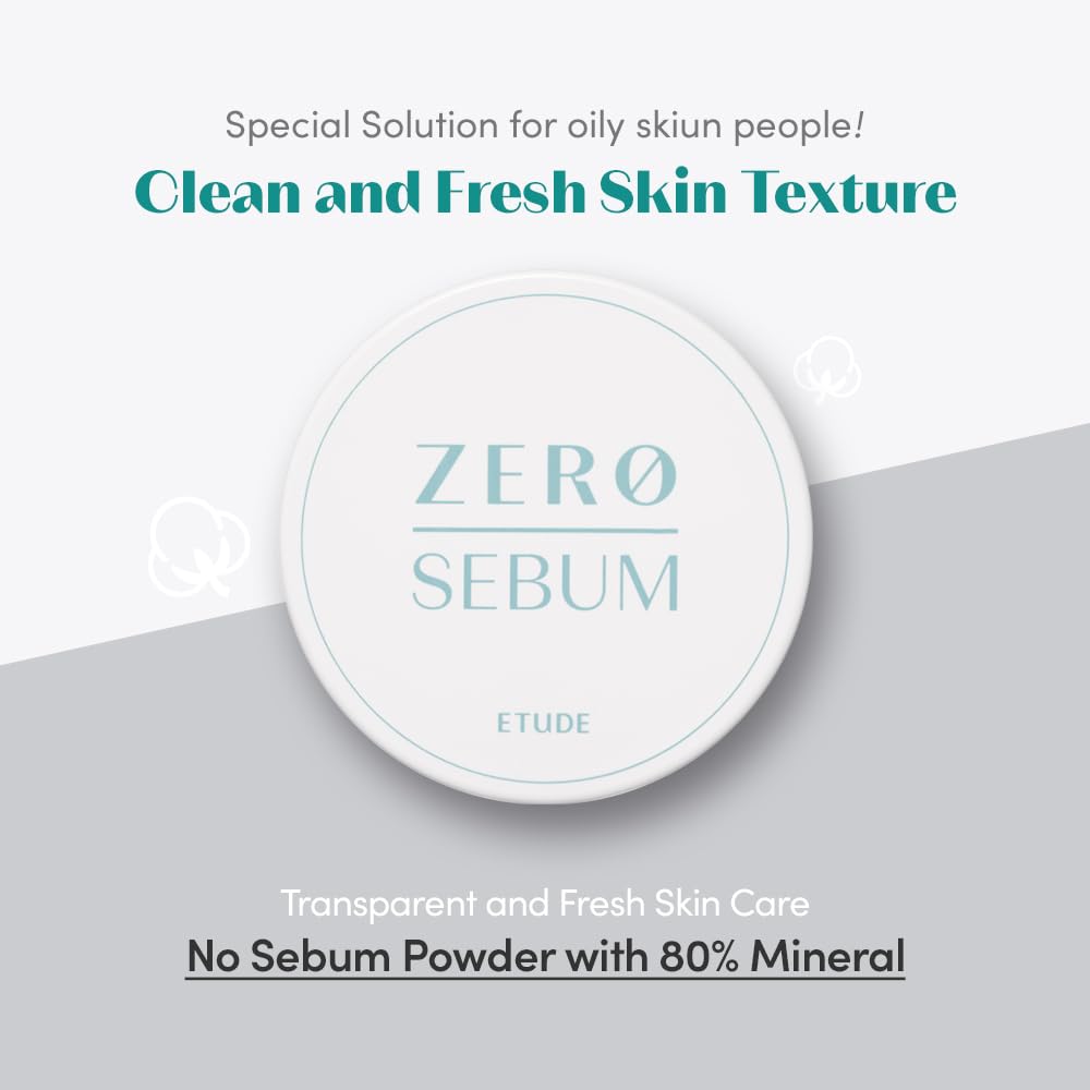 ETUDE Zéro Sébum Poudre Libre – contrôle durable du sébum