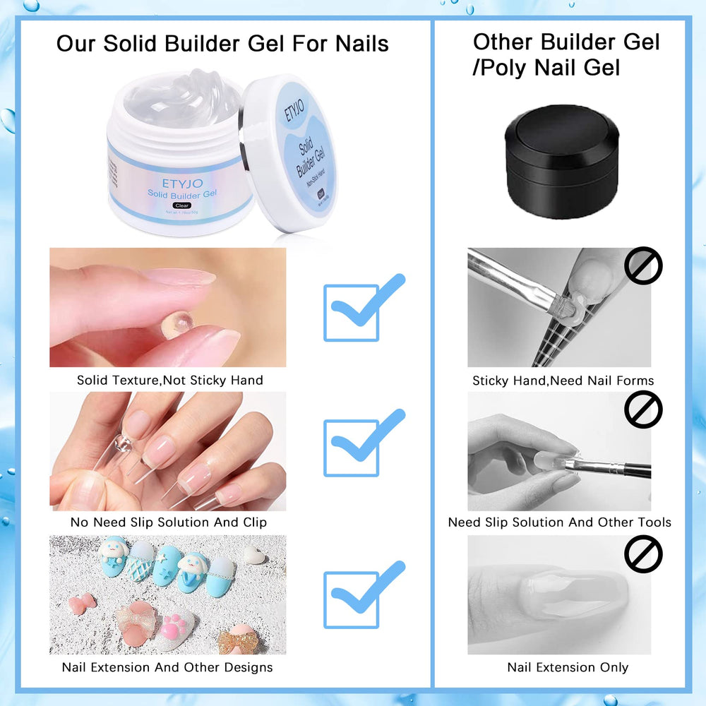 ETyJO Gel Solide Ongles – surcouche créative et ornements 3D pour créations.